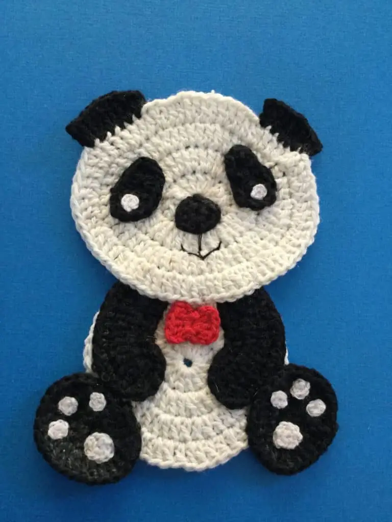 treble crochet how Panda â¢ Crochet Pattern Kerri's Crochet Sitting