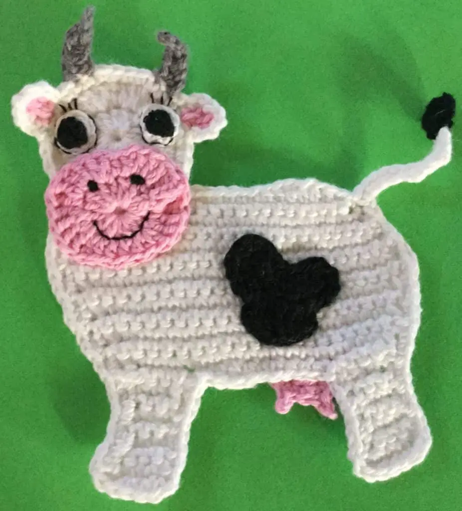 how treble crochet Kerri's Crochet Cow â¢ Crochet Pattern CrochetKerri's