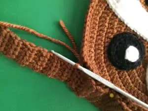 Crochet dog bag join cotton for strap