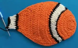 Crochet clown fish second black for tail