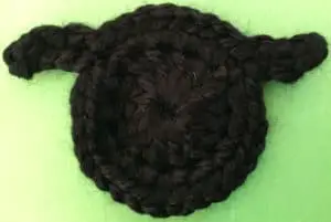 Easy crochet sheep head with ears