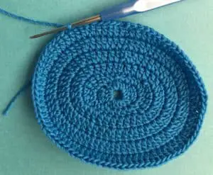 Crochet tropical fish beginning head