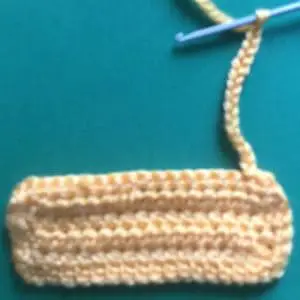 Crochet digger cab chain