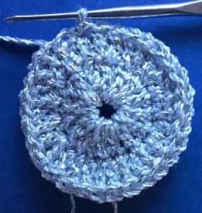 Crochet star row two