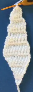 Easy swan crochet wing