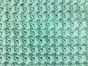Crochet baby blanket block of pattern