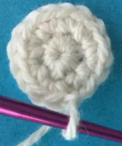 Crochet girl head